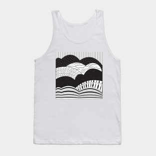 Abstract mountains and sky Tank Top